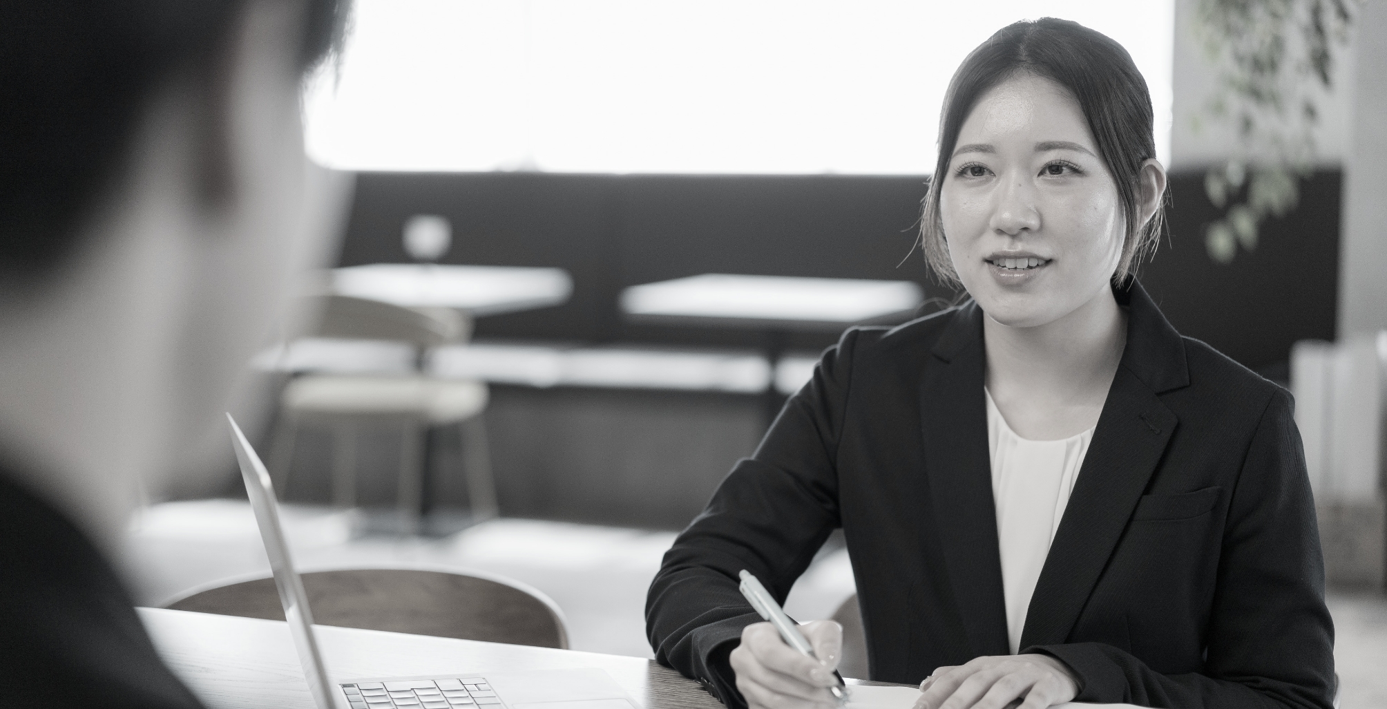 インタビュー風景