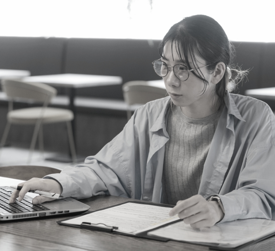 インタビュー風景